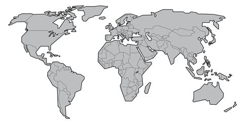 Crmla Simple World Map Clipart