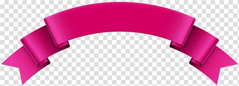 Pink Ribbon Border Banner Pink Transparent Background Png Clipart