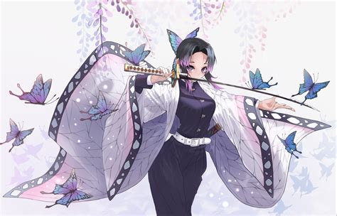 Kesuno Kimetsu No Yaiba Kochou Shinobu Japanese Clothes Sword Uniform