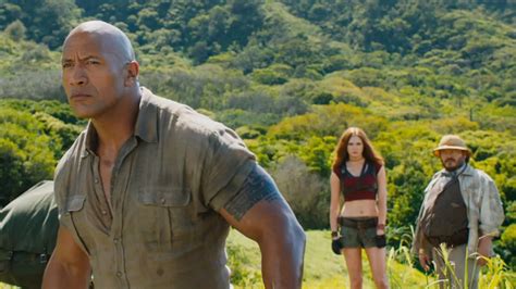 Jumanji Trailer Turns Dwayne Johnson Kevin Hart Into Video Game