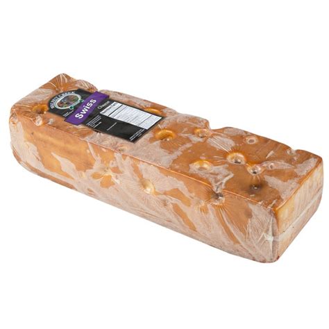 Much nicer than the ones you get at the whole. Walnut Creek Foods 8 lb. Smoked Swiss Cheese - 2/Case