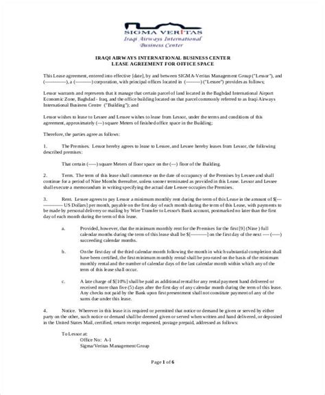 sublease contract  word  google docs documents