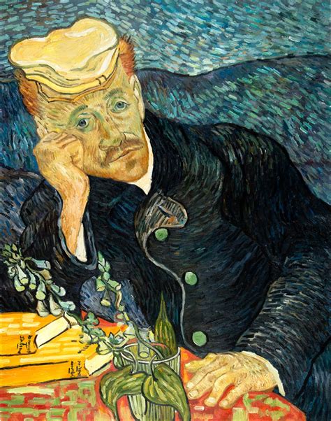 Portret Van Dr Gachet Van Gogh Reproductie Van Gogh Studio