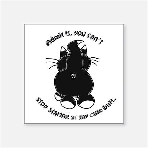 Cat Butt Bumper Stickers Car Stickers Decals And More