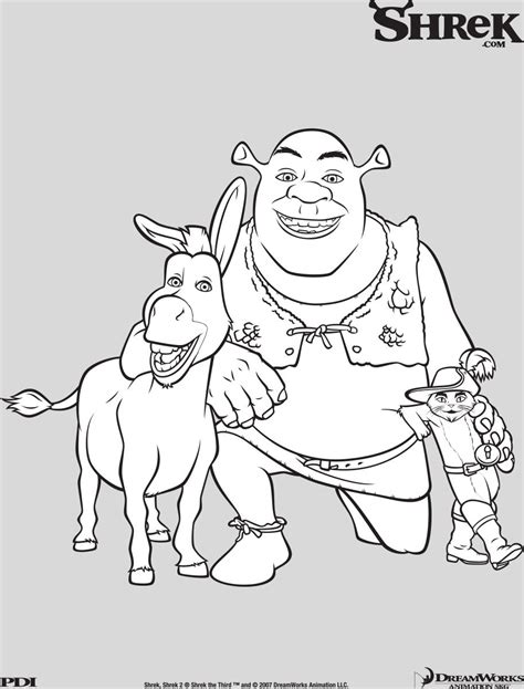 69 Shrek Face Coloring Pages Heartof Cotton Candy