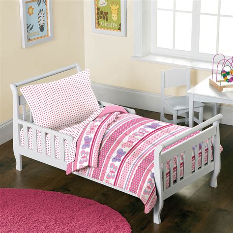 Dream Factory Butterfly 4 Piece Bed In A Bag Toddler Bed With