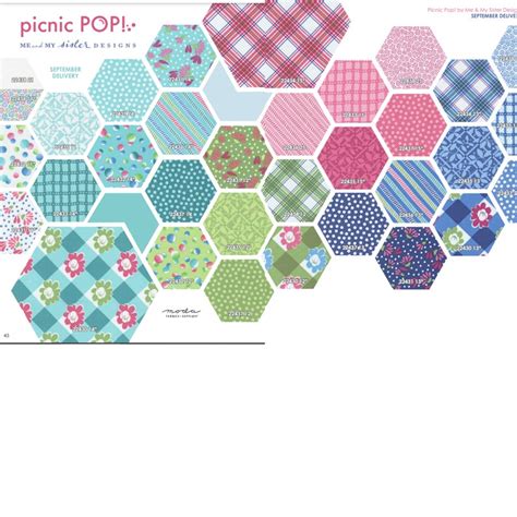 Picnic Pop Jelly Roll By Me My Sister Designs For Moda Etsy