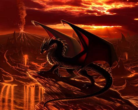 Fantastic Fire Dragon Drawing Free Image Download