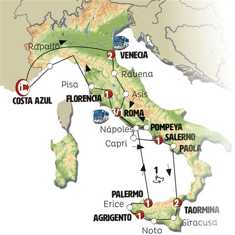Italia De Norte A Sur Fin Roma 2023 Europa Mediterránea