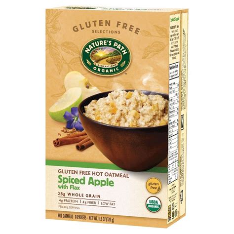 Natures Path Organic Gluten Free Oatmeal Spiced Apple