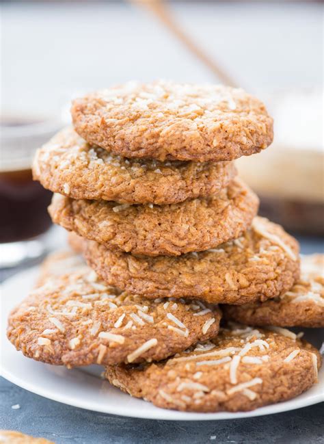 Chewy Coconut Cookies With Brown Butter The Flavours Of Kitchen