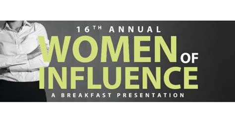 Th Annual Women Of Influence Breakfast Presentation