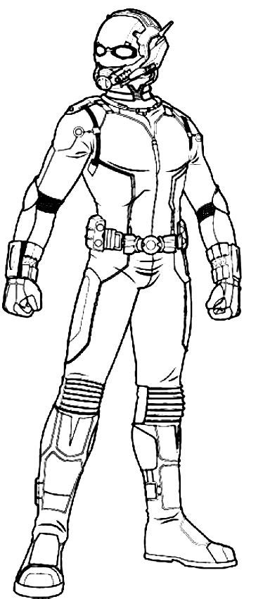 Apart from coloring the page, kids can learn about how ants live and collect food. Ant Man Coloring Pages | Avengers coloring, Ant-man ...