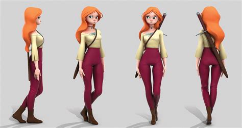 70 Awesome 3d Model Character Animation Free Mockup