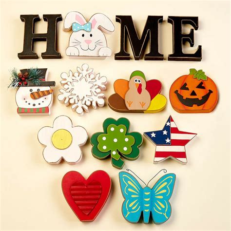 Signs For Home Decor H O M E Letter Display Farmhouse Etsy 日本