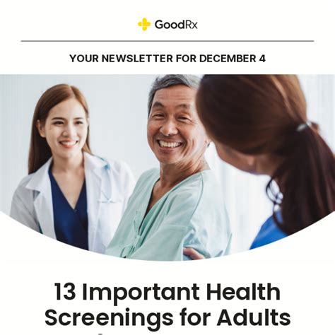 13 Important Health Screenings For Adults 65 And Older Goodrx