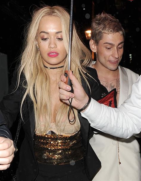 Rita Ora Cant Stop Flashing Her Cleavage Following Embarrassing Nip Slip Mirror Online