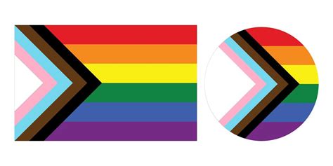 progress pride flag new lgbtq pride flag 3064410 vector art at vecteezy