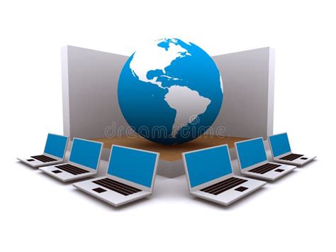 World Wide Web And Computers Stock Illustration Illustration Of