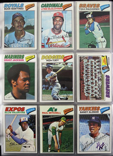 See our list of the best baseball card auctions and how they compare. Lot Detail - 1977 Topps Baseball Trading Cards New Complete Set (659/660)