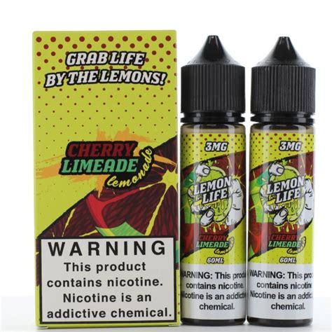 Lemon Life Twin Pack Cherry Limeade 2x60ml Vape Juice Best Price 0