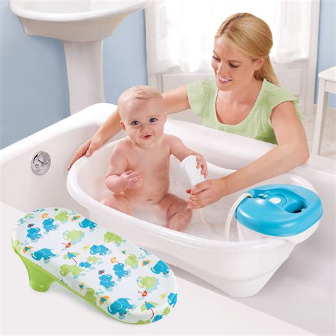 Our baby bathtub is made from bpa free european standard pvc materials, which is soft and smooth to protect your baby's skin. NEW Convenient Newborn to Toddler Bath and Shower Tub ...