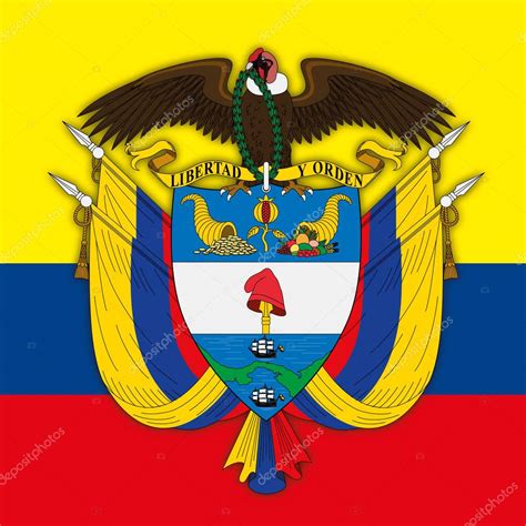 ˈɡɾaŋ koˈlombja (), greater colombia) was a state that encompassed much of northern south america and part of southern central america from 1819 to 1831. Vector: escudo republica de colombia | Escudo de la ...