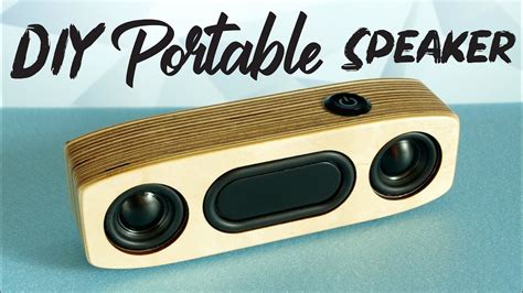Simple Diy Portable Bluetooth Speaker How To Youtube