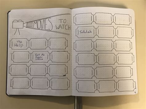 Movies to watch Bullet Journal | Planner bullet journal, Bullet journal, Goals bullet journal