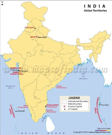 7 Union Territories Of India Map Get Map Update