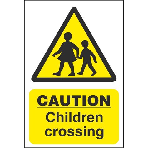 Caution Children Crossing Hazard Signs School Safety Signs Ireland