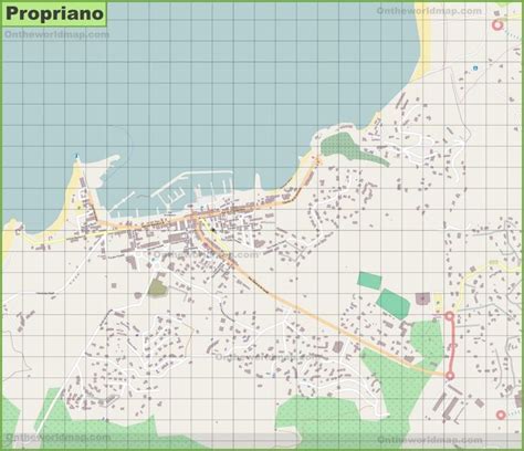 Detailed Map Of Propriano Detailed Map Map Map Screenshot