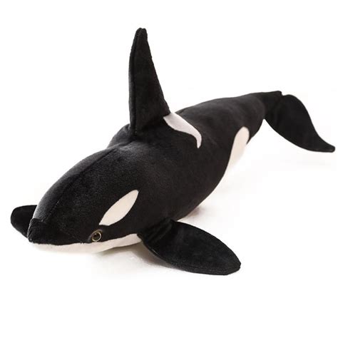 Large Orca Killer Whale Soft Stuffed Plush Toy Gage Beasley