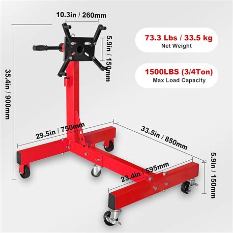 Vevor Engine Stand 1300 Lbs 35 Ton Rotating Engine