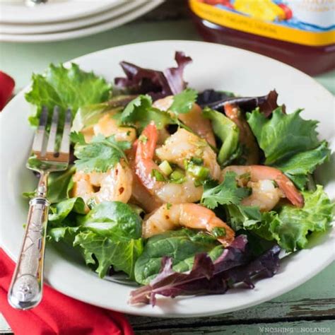 Shrimp and enough italian salad dressing to generously. Shrimp Salad with Cranberry Pineapple Marinade