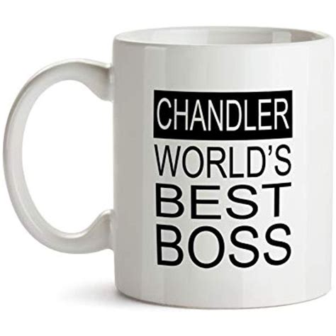 Classic christmas greetings for your boss's christmas card. Chandler World's Best Boss Gift Mug - BB72 Funny Name ...