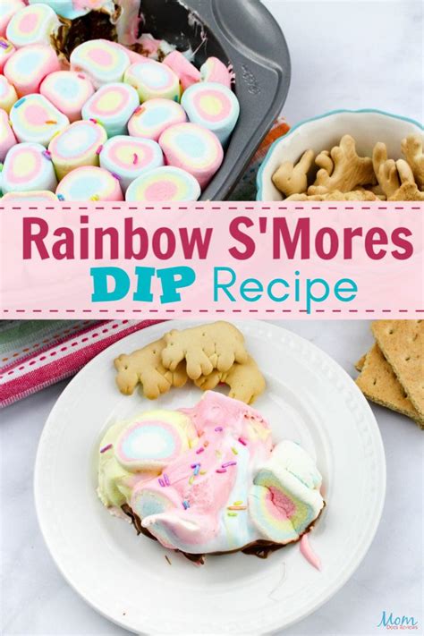 Yummy And Fun Rainbow Smores Dip Recipe Recipe Recipes Smores