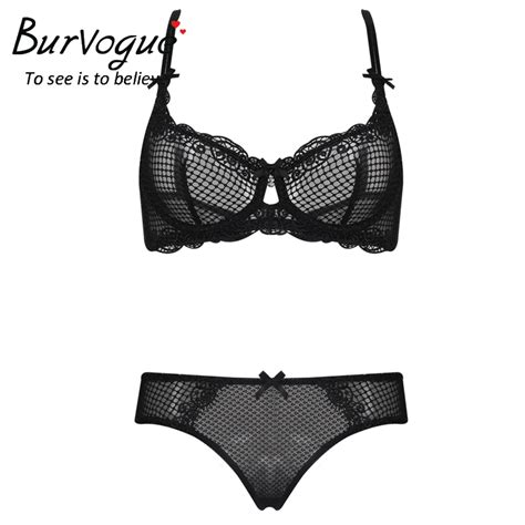 Buy Burvogue Women Lace Bra Sets Push Up Bra And Brief Sets Panties Set Plus