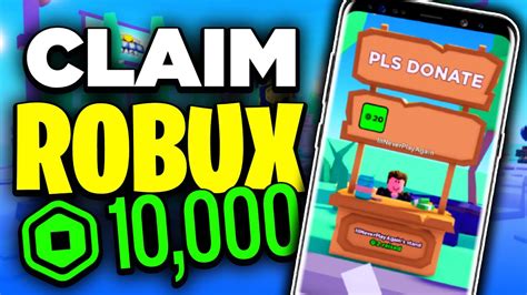 How To Claim Pending Robux On Roblox Mobile Claim Robux On Pls Donate