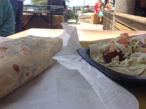 Check out their menu for some delicious taco. Fish taco versus California burrito | San Diego Reader