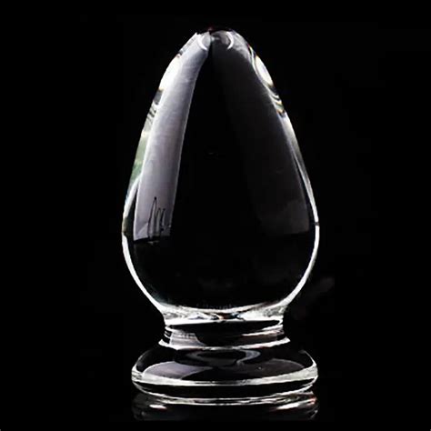 pure pleasure sensual glass butt plug sex toys for woman lesbian anus g spot squirt crystal big