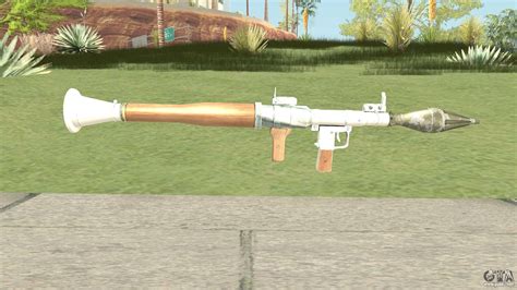 Rocket Launcher White For Gta San Andreas