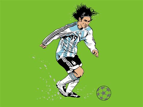 Messi Vector Vector Art And Graphics