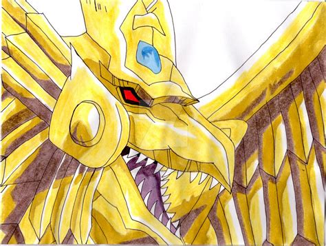 Winged Dragon Of Ra Ink Painting By Silverdragon116 On Deviantart