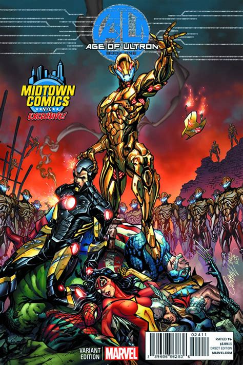 Age Of Ultron 1 Midtown Cover Fresh Comics