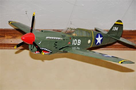 Guillows Curtiss P 40 Warhawk Built And Photographed By David E