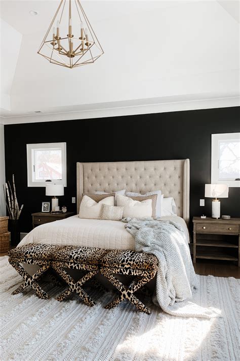 Black Accent Wall Master Bedroom Bold Black Accent Wall Ideas Amazing