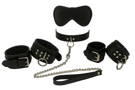 beginner bondage kit black genuine leather bdsm gear collar etsy australia