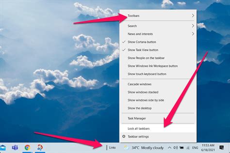 How To Change Taskbar And Its Icons Location In Windows
