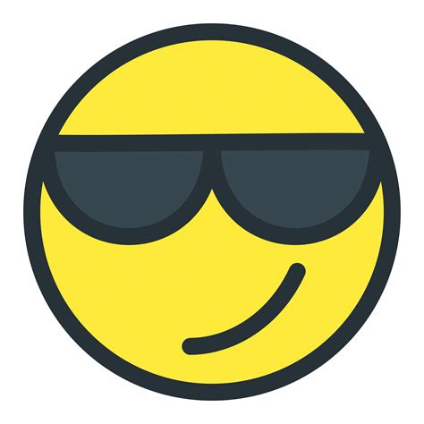 Cool Emoji Emoticons Face Smiley Sunglasses Icon Download On